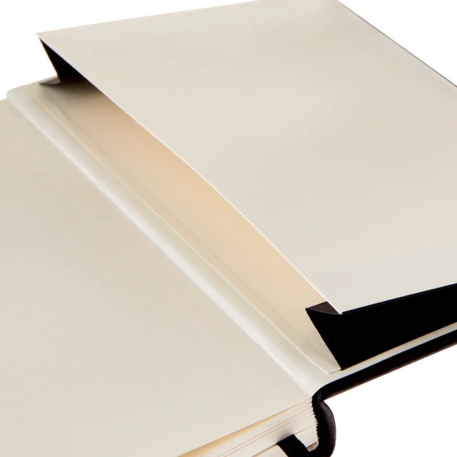 Alt view image 5 of 6 - Pen+Gear Simulated Leather Journal, 3.5 x 5.5 in, 192 Ruled Pages, Black