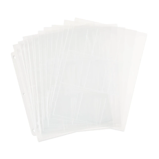 Alt view image 3 of 6 - Pen + Gear 9-Pocket Protective Trading Card Pages, 8.5 in x 11 in, Clear, 10 Count