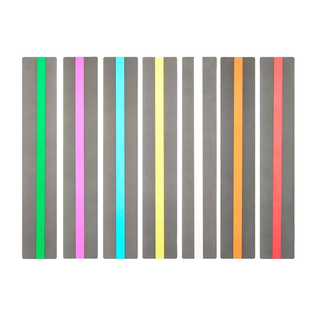 Alt view image 3 of 6 - Pen+Gear Adaptive Multicolor Transparent Reading Aid Strips 10Pack - Focus and Eye Strain Reduction