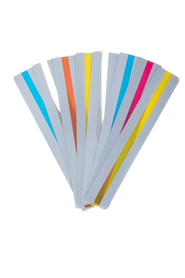 Alt view image 5 of 6 - Pen+Gear Adaptive Multicolor Transparent Reading Aid Strips 10Pack - Focus and Eye Strain Reduction