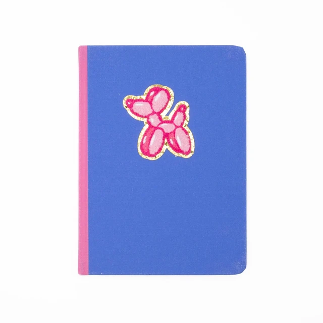 Main image of Ecokind by U Style Balloon Dog Patch Casebound Journal, 120 Sheets, 6" x 8.25"