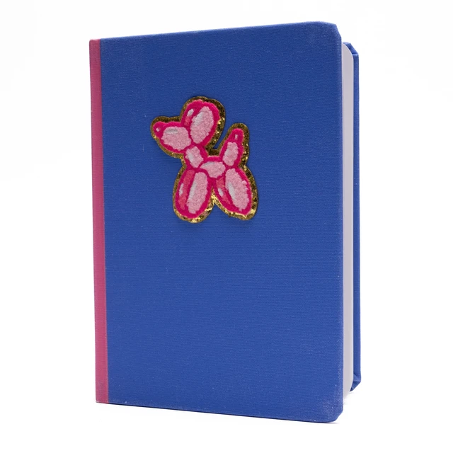 Alt view image 4 of 5 - Ecokind by U Style Balloon Dog Patch Casebound Journal, 120 Sheets, 6" x 8.25"