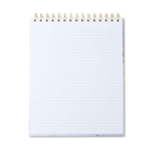 Alt view image 5 of 5 - Pen+Gear Notebook, 8 x 10 Inch, 96 Ruled Sheets, Lavender, Perforated Paper