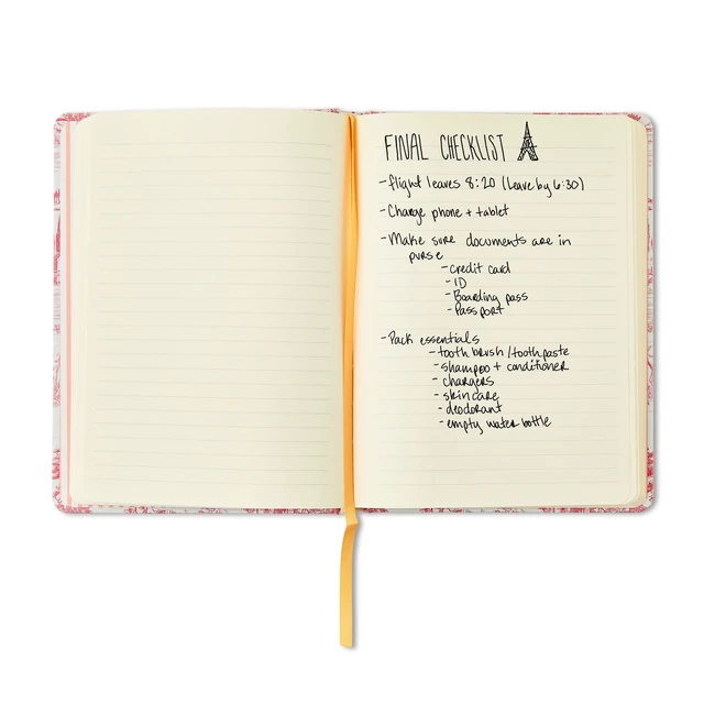 Alt view image 3 of 6 - Pen+Gear Toile Hardcover Ruled Journal, 6 x 8 Inches, 240 Pages, with Ribbon Bookmark