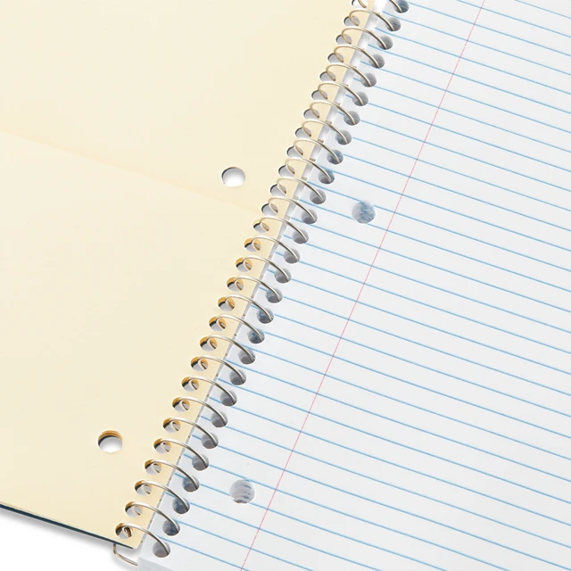 Alt view image 4 of 6 - Pen+Gear (2 Pack) College Ruled 1-Subject Poly Notebook, Blue Sapphire, 9in x 11in, 100 Sheets