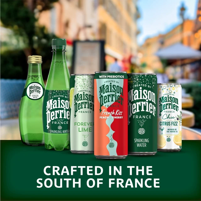 Alt view image 5 of 6 - Maison Perrier Ultimate Unflavored Sparkling Water 4-Pack of 11.15fl oz Glass Bottles