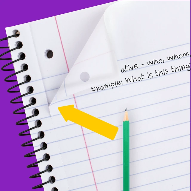 Alt view image 4 of 6 - Mead 1 Subject Wide Ruled Notebook, 2 Pack, 8" x 10.5", Black, Poly, Spiral, 100 Sheets