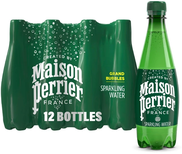 Main image of Maison Perrier Ultimate Sparkling Water 16.9Fl Oz Plastic Bottles, 12 Count, 1.584Gallon