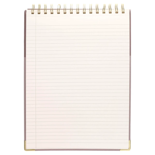 Alt view image 2 of 7 - Pen+Gear Designer Edition Top Spiral Notebook, 8.3 x 11.34 Inches, College Ruled, Purple, 80 Sheets