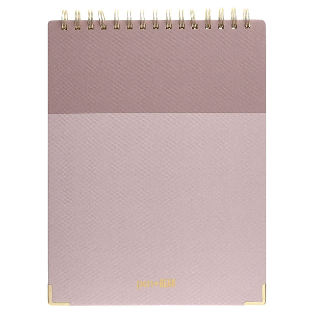 Alt view image 6 of 7 - Pen+Gear Designer Edition Top Spiral Notebook, 8.3 x 11.34 Inches, College Ruled, Purple, 80 Sheets