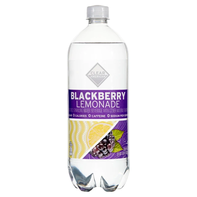 Alt view image 4 of 6 - 12 Pack Clear American Blackberry Lemonade Sparkling Water, 1Liter