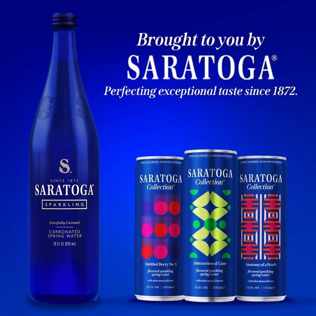 Alt view image 2 of 5 - Saratoga Collection Anatomy of a Peach Peach Flavored Sparkling Water, 12 fl oz, 6-Pack Cans