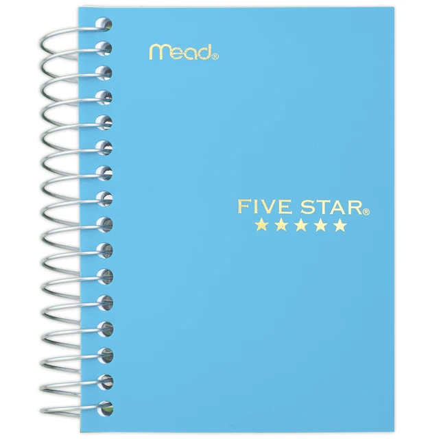 Alt view image 4 of 6 - Five Star Fat Lil' College Ruled Wirebound Notebook, 5-1/2"x4", Color Choice Will Vary (45377)