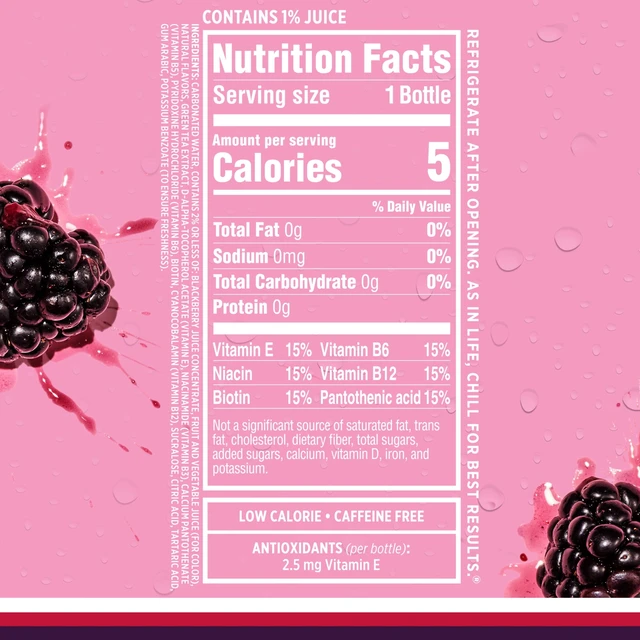 Alt view image 5 of 5 - Sparkling Ice Naturally Flavored Sparkling Water, Black Raspberry 17Fl Oz (Pack of 12)
