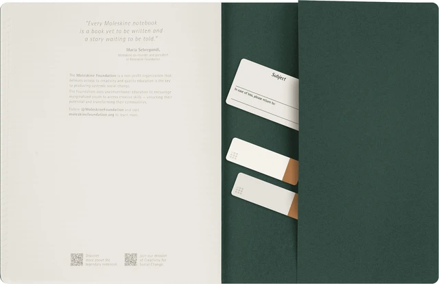 Alt view image 2 of 6 - Moleskine Student Cahier Journal, Soft Cover, Ruled, XXL (8.5" x 11"), Myrtle Green