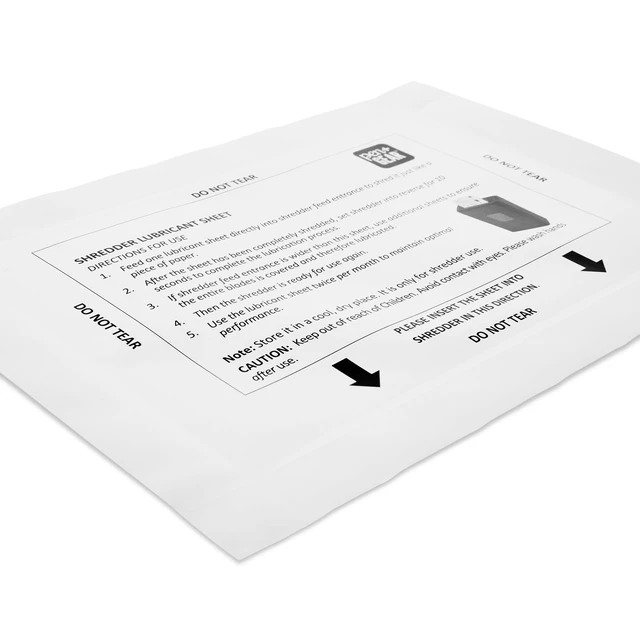 Alt view image 4 of 6 - Pen+Gear Paper Shredder Self-Lubricating Sheets, 12 Count
