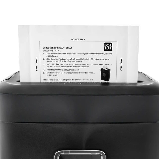 Alt view image 2 of 6 - Pen+Gear Paper Shredder Self-Lubricating Sheets, 12 Count