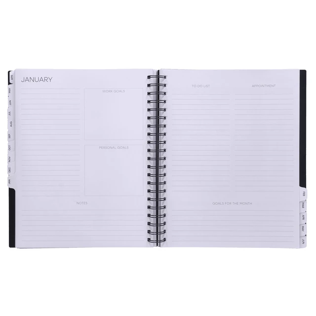 Alt view image 2 of 4 - Pen+Gear 15-Month Weekly Planner, 8.5in x 11in, Black, April 2026-June 2027