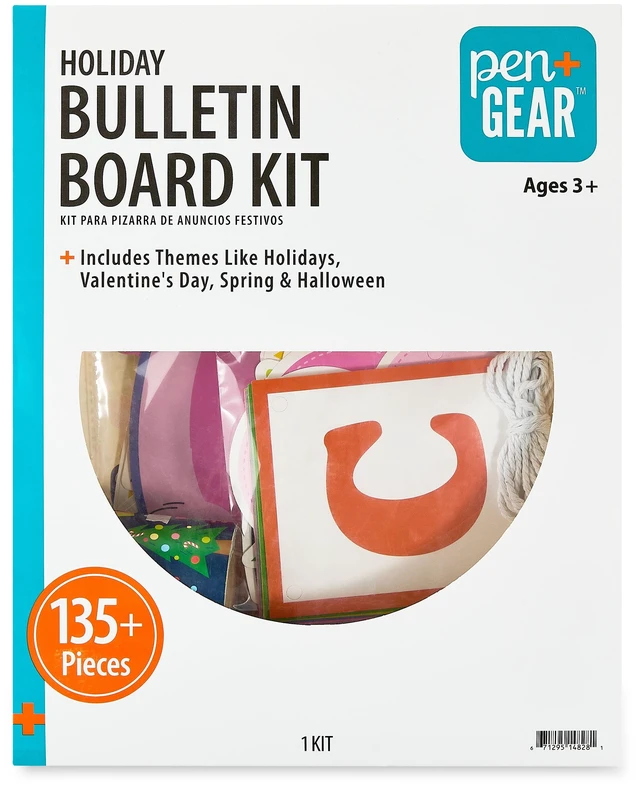 Main image of Pen+Gear Holiday Bulletin Board Decoration Kit, 135 Pieces