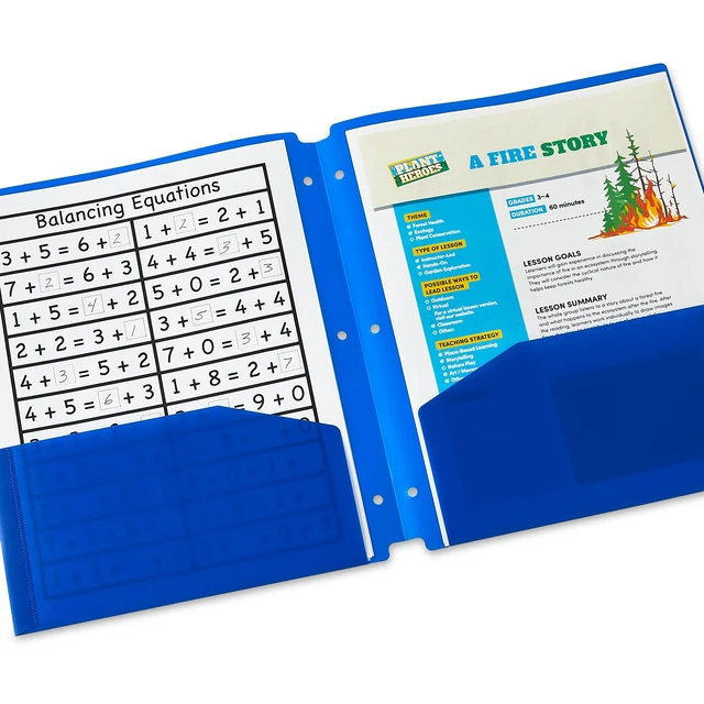 Alt view image 5 of 6 - Pen+Gear 2-Pocket Poly Folders, 9.4"x11.4", Assorted Colors, 10 Count