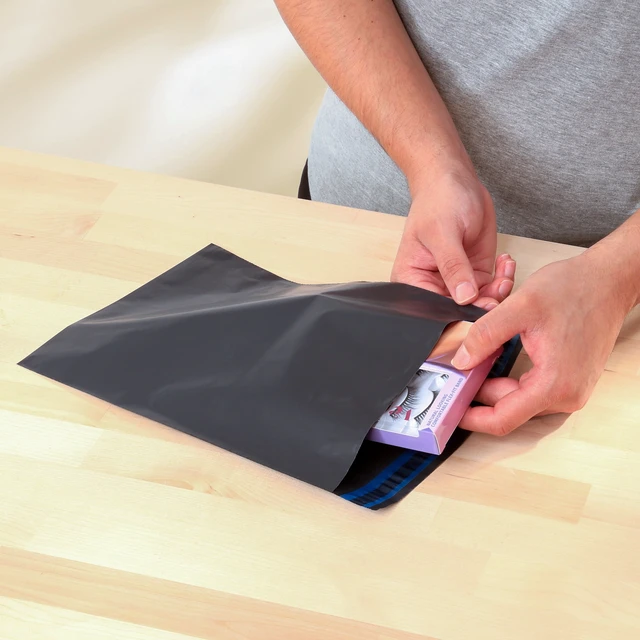 Alt view image 4 of 6 - Pen+Gear #5 Self-Seal Poly Flexible Mailers, 12in x 15.5in, Black, 25 Count