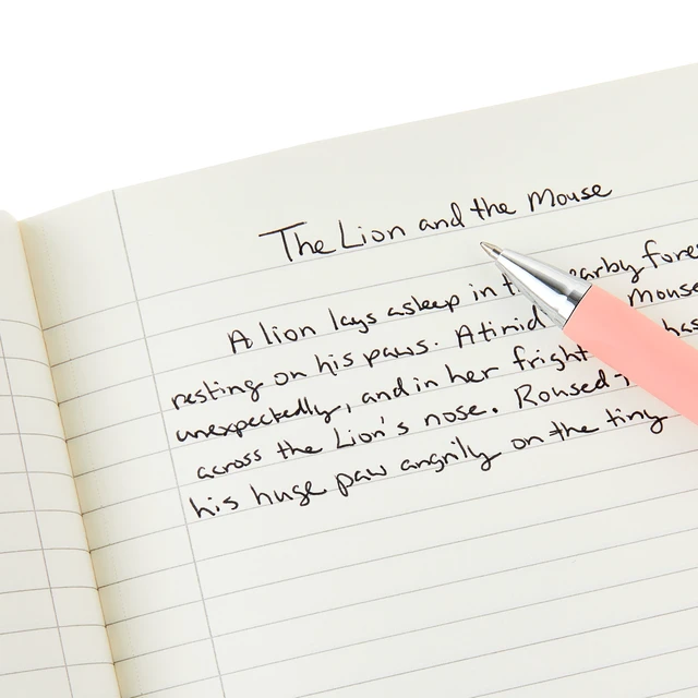 Alt view image 4 of 5 - Pen+Gear Textured Stripe Journal, 8 x 10 in, 160 Ruled Pages, Adult