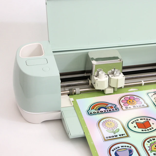 Alt view image 4 of 5 - Pen+Gear Holographic Stickers, 10 Sheets, Silver, 8.5" x 11"