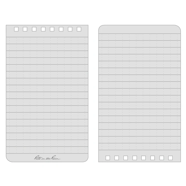 Alt view image 2 of 4 - Rite in the Rain Weatherproof Notebook 3x5, 50 Pages, Orange