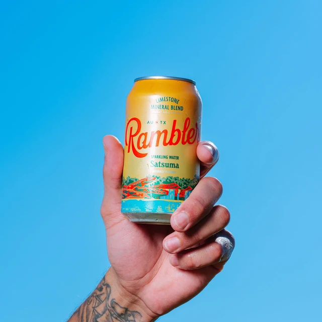 Alt view image 6 of 6 - Rambler Satsuma Sparkling Water, 12 fl oz, 8 Cans, 2 Pack