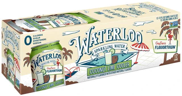 Main image of Waterloo Sparkling Water Coconut Lime Cooler 12 Fl Oz 12 Pack Cans