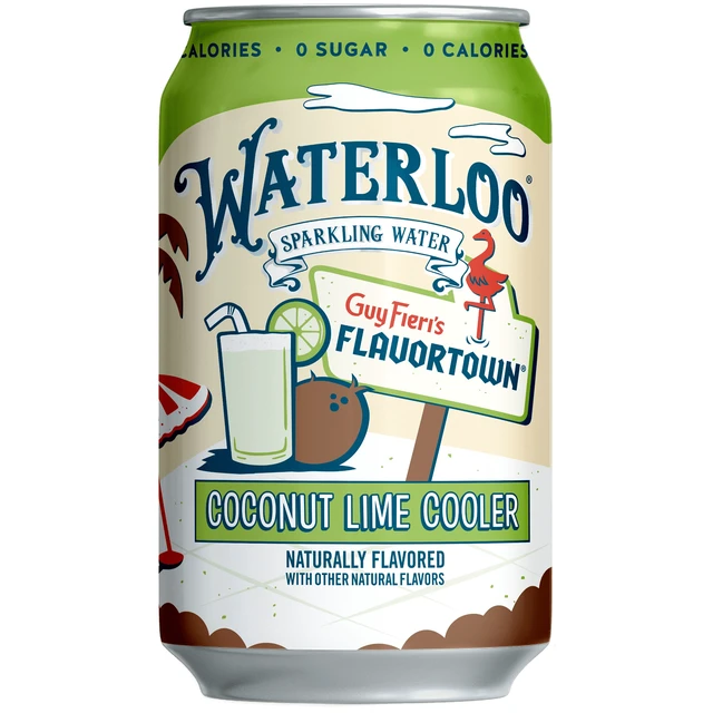 Alt view image 5 of 6 - Waterloo Sparkling Water Coconut Lime Cooler 12 Fl Oz 12 Pack Cans