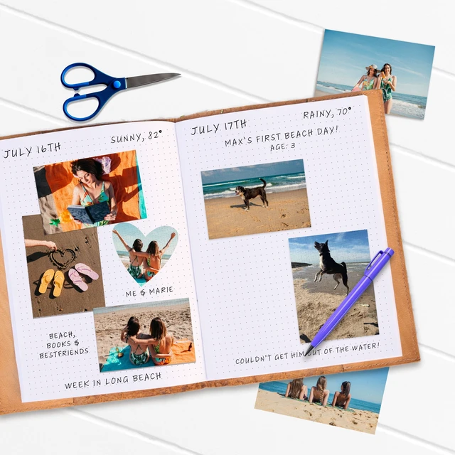 Alt view image 3 of 5 - Pen+Gear Photo Stickers 4"x6" White 10 Sheets