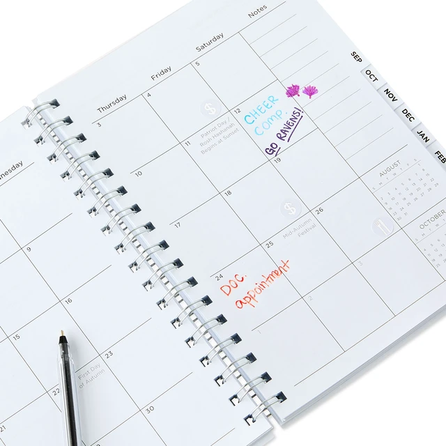 Alt view image 2 of 5 - Pen+Gear Medium Grid Planner, April 2026 to June 2027