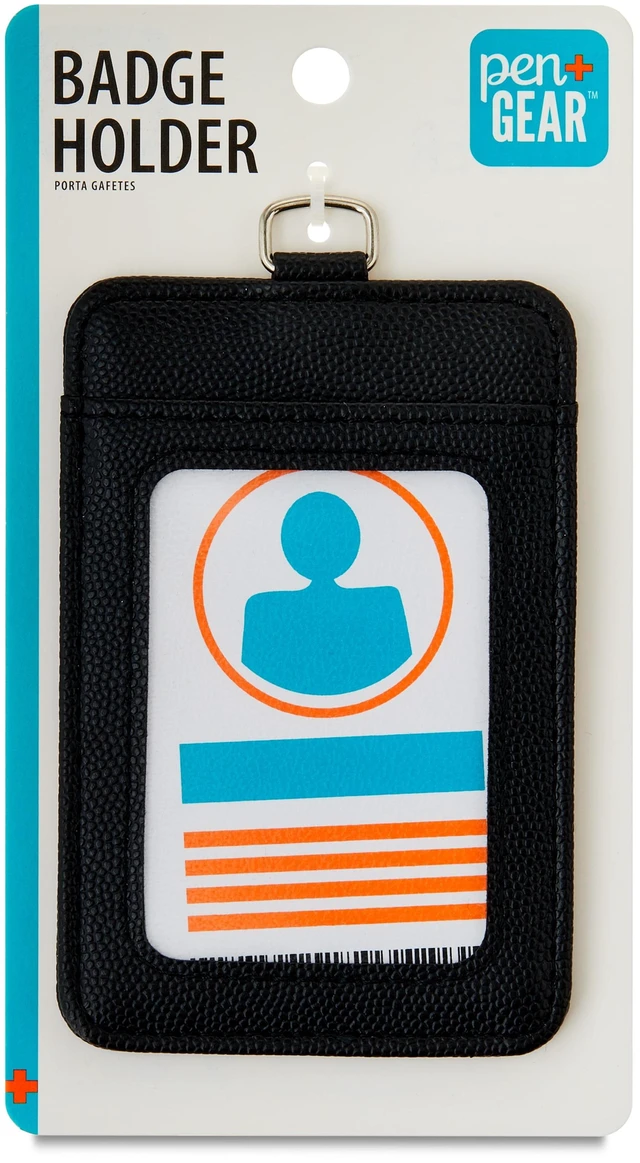 Main image of Pen+Gear Badge Holder Black