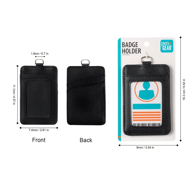 Alt view image 3 of 6 - Pen+Gear Badge Holder Black
