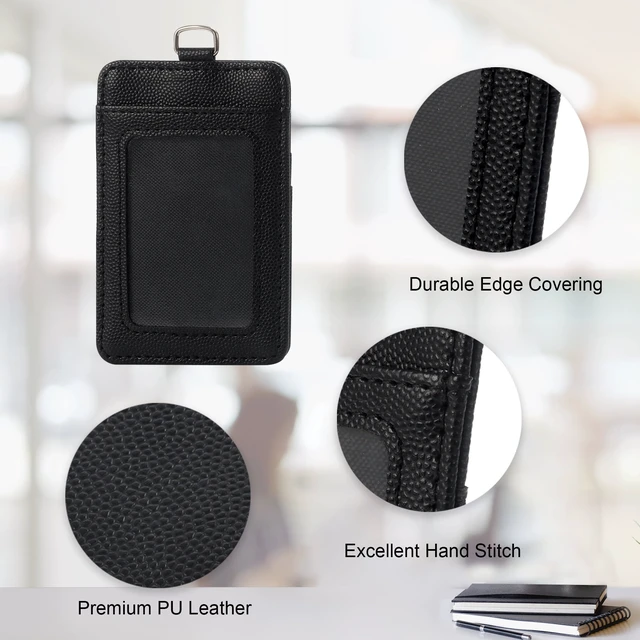 Alt view image 6 of 6 - Pen+Gear Badge Holder Black