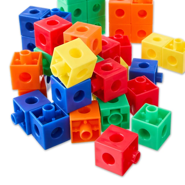 Alt view image 4 of 6 - Pen+Gear Connecting Cubes Math & Counting Toy, 100 Pieces, Ages 5+