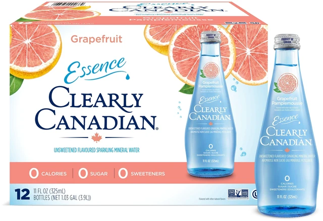 Main image of Clearly Canadian Sparkling Water with Grapefruit Essence, No Allergens