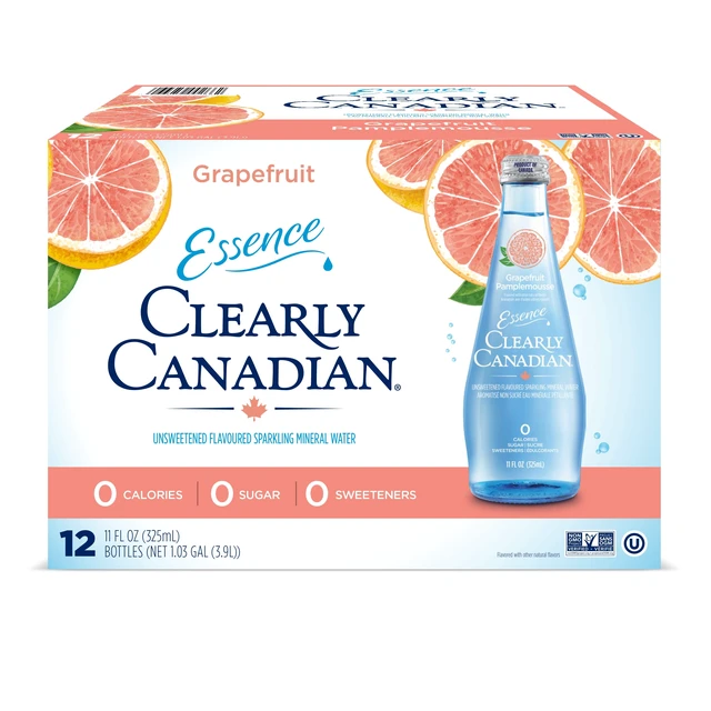 Alt view image 3 of 6 - Clearly Canadian Sparkling Water with Grapefruit Essence, No Allergens