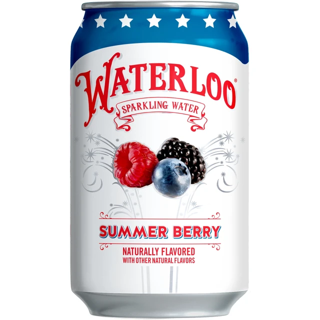 Alt view image 5 of 5 - Waterloo Sparkling Water Summer Berry 12 fl oz, 8 Cans (3-Pack)