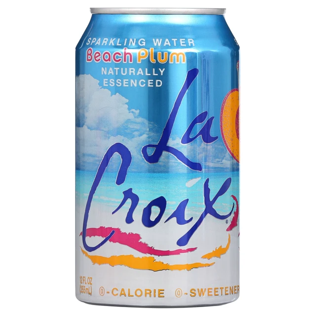 Alt view image 4 of 5 - LaCroix Beach Plum Sparkling Water, 12 fl oz Cans, 2 Pack