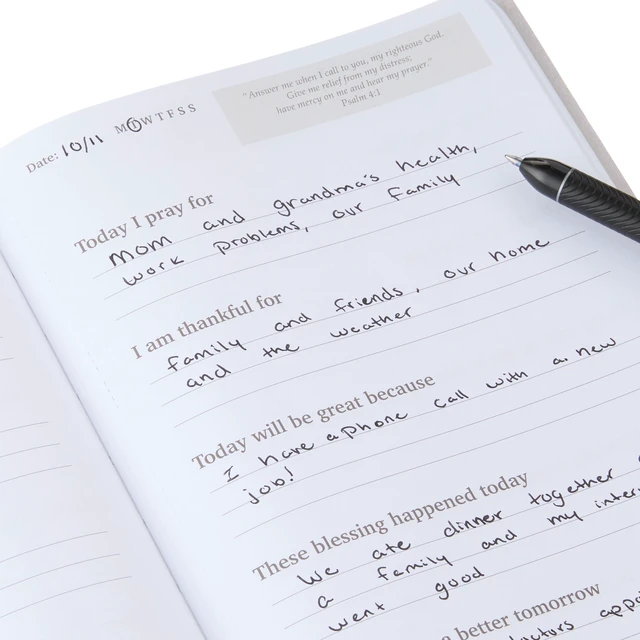 Alt view image 4 of 4 - Pen+Gear Prayer and Gratitude Journal, 6in x 8in, 192 Pages