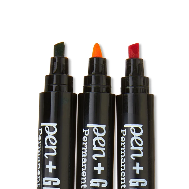 Alt view image 3 of 6 - Pen+Gear Chisel Tip Permanent Markers, Assorted Colors, 8 Count
