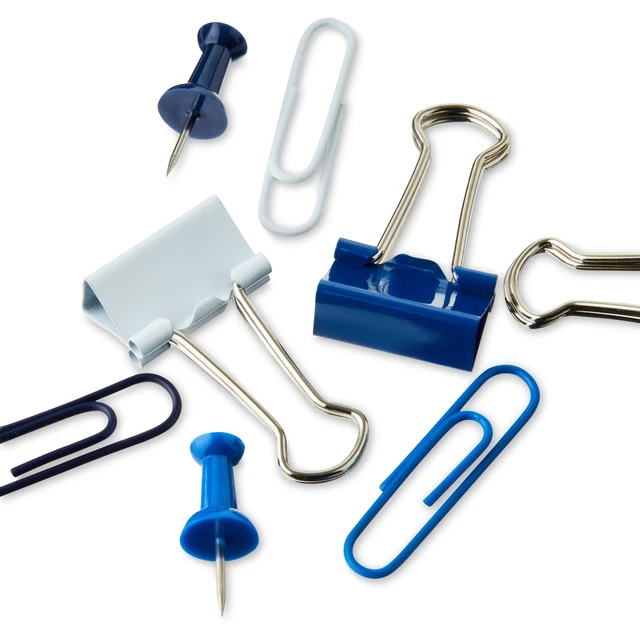 Alt view image 3 of 6 - Pen + Gear 595466225 Clips and Pins Set, 295 Count, Assorted Color, 19mm and 33mm