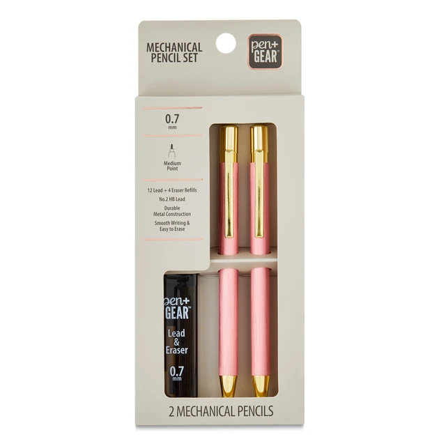 Alt view image 3 of 5 - Pen+Gear Mechanical Pencil Kit, 0.7mm, 2 Count