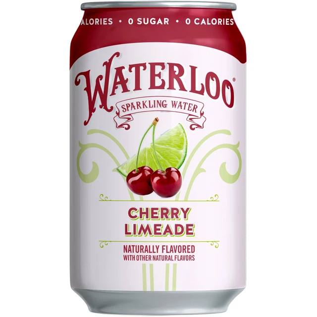 Alt view image 3 of 5 - Waterloo Sparkling Water Cherry Limeade 12 fl oz Cans, 3-Pack (24 Cans)