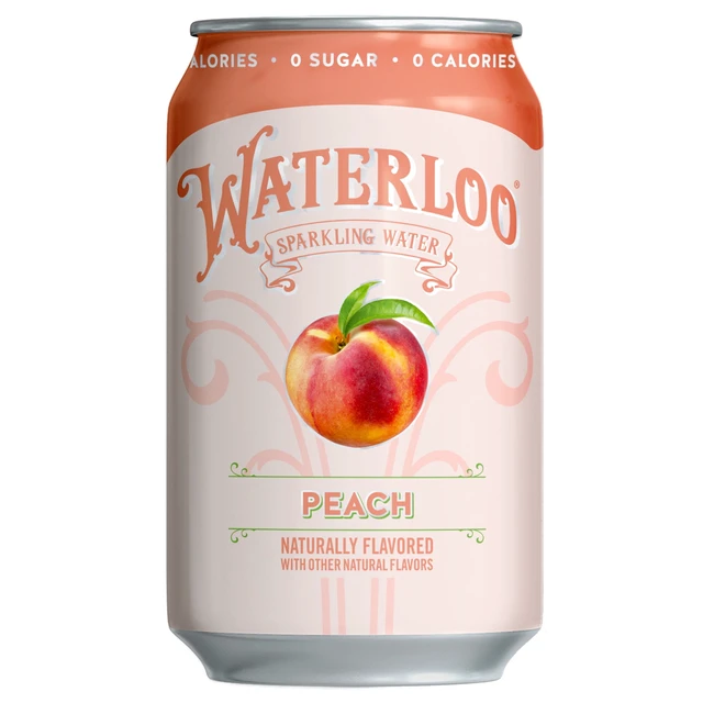 Alt view image 2 of 5 - Waterloo Sparkling Water Peach 12 fl oz 3-Pack (8 Cans Per Pack)