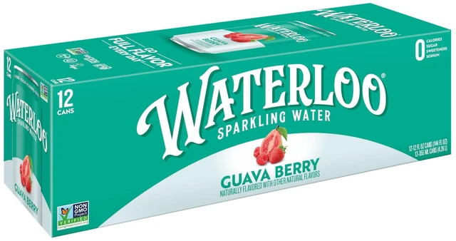 Main image of Waterloo Sparkling Water Guava Berry 12fl oz 12Pack Cans