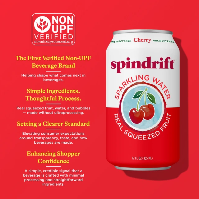 Alt view image 4 of 7 - Sprindrift Cherry Sparkling Water with Real Fruit Essence