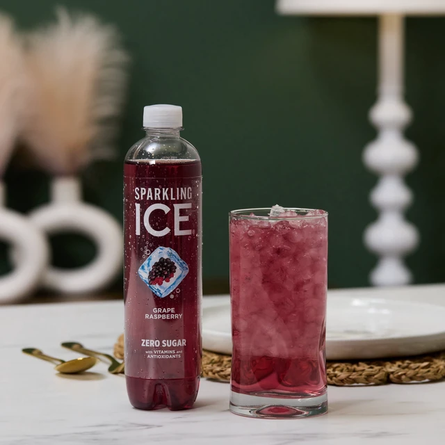Alt view image 5 of 6 - Sparkling Ice Grape Raspberry Sparkling Water 17fl oz (Pack of 12)